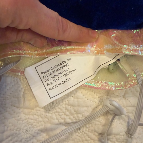 Hanukkah Rubie's Costume Company blue Menorah Dog Hat dress up, Medium/Large - Picture 3 of 3